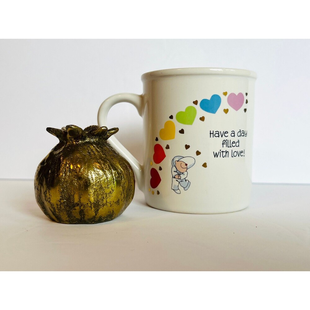 Vintage Hallmark Rainbow Heart Mug: Pride LGBTQIA
